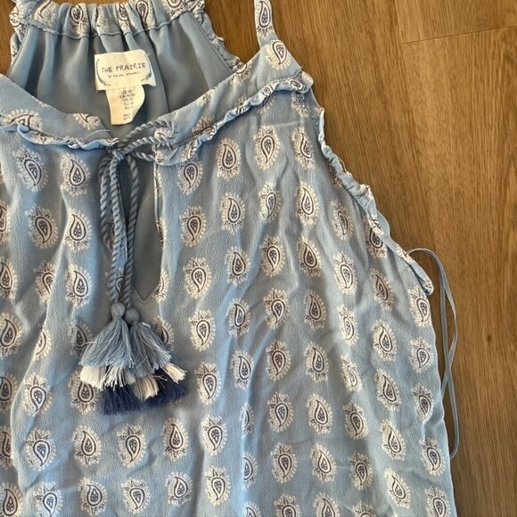 The Prairie Boho Rachel Ashwell Paisley Ruffle Hem Maxi Dress Medium - Picture 6 of 13